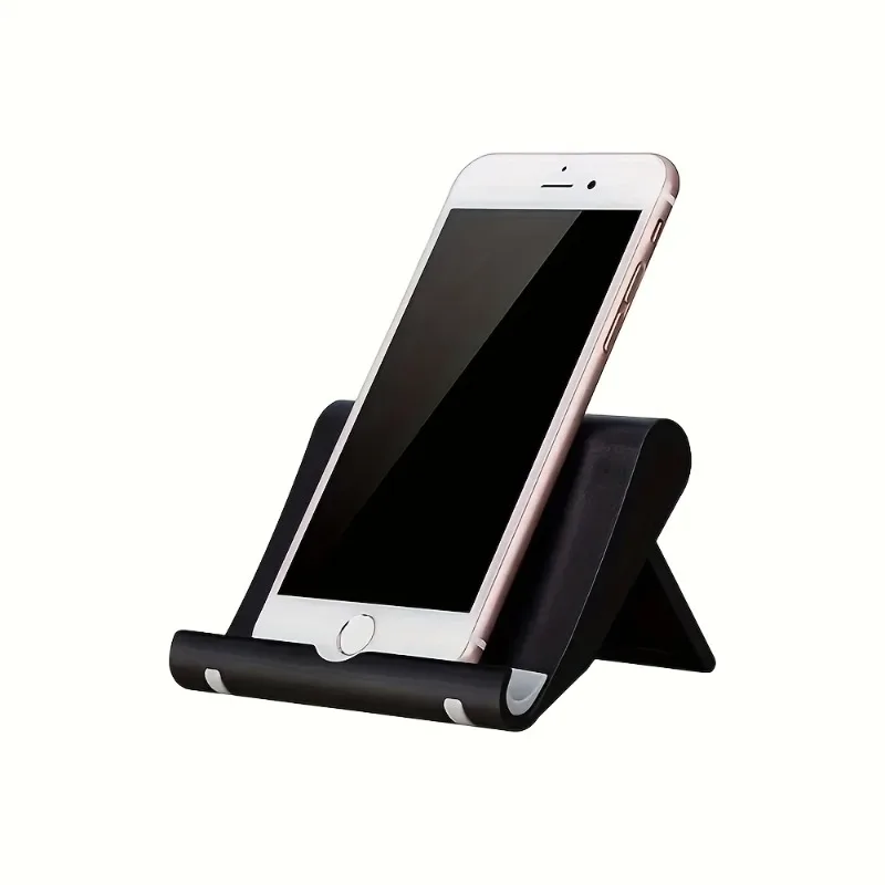 

Portable Folding Phone Stand, ABS Material Desktop Holder for Smartphones and Tablets - Creative and Easy-to-Use