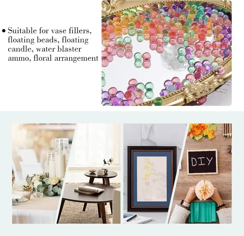 كرات الماء الجل الناسف 100000 قطعة 2 حزمة 7-8 مللي متر كرات هلام الذخيرة متوافق مع هلام بندقية المياه الناسف ترشيش غال أوربيز