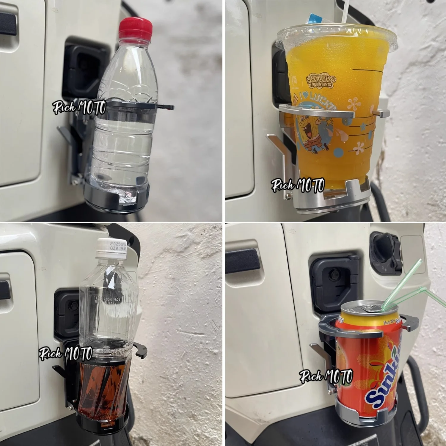 لعالم جديد هوندا NS150LA 125LA حامل الكأس القابل للطي Wuyang هوندا NWF125 حامل غلاية #4