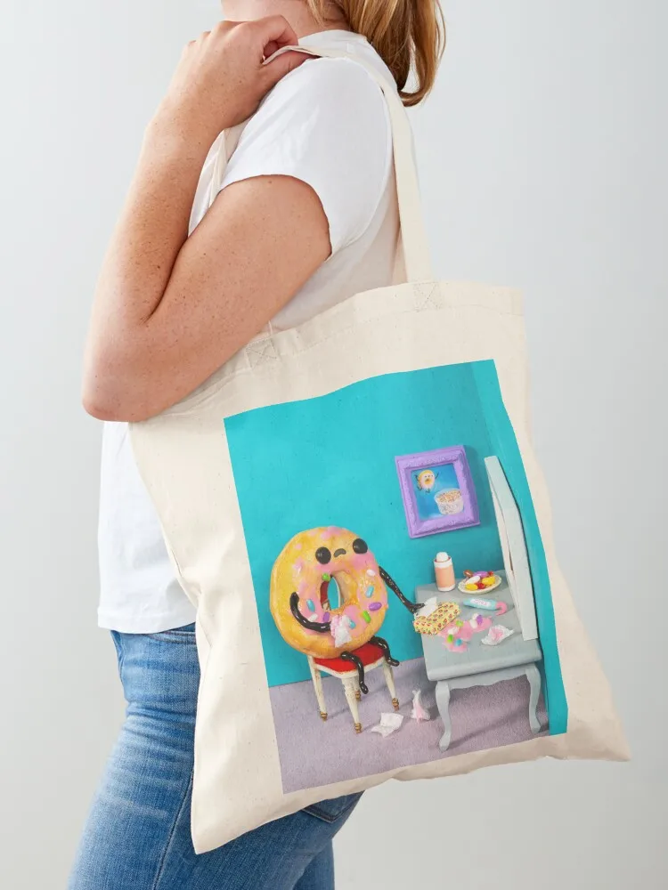 

Behind the Glaze Tote Bag women bag Shopper Canvas bag for women Cloth