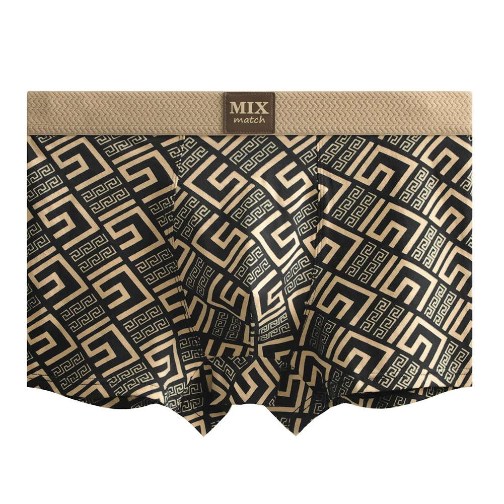 Boxer traspiranti stile di vita attivo Traspiranti Sospensorio da uomo Mutandine Boxer Stile classico 95 Materiale in cotone