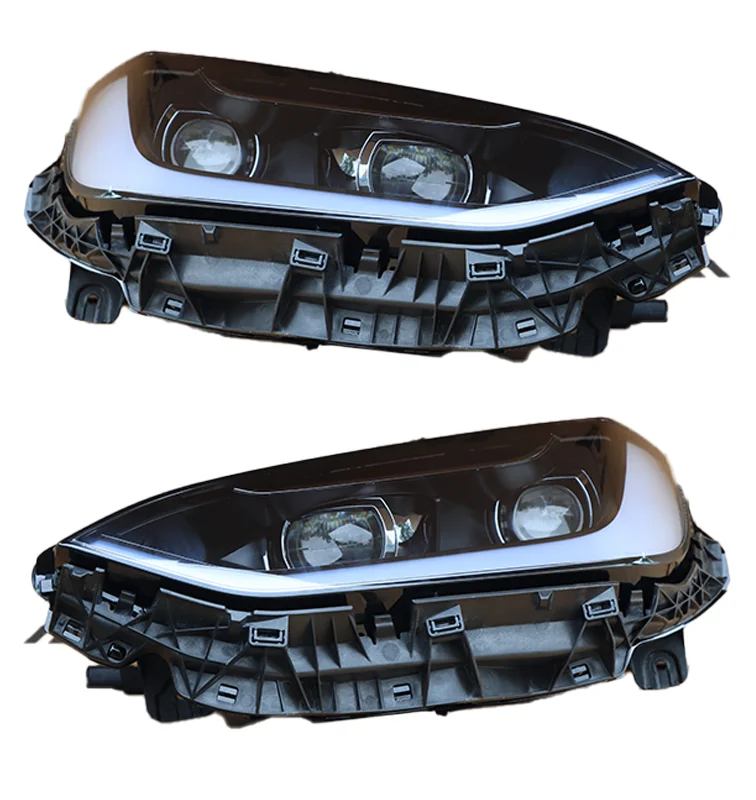 For Tesla Model X 2016-2021 New Front LED Headlights 12V 8000K 4000 Lm H7 for Retrofit/Upgrade -BDB