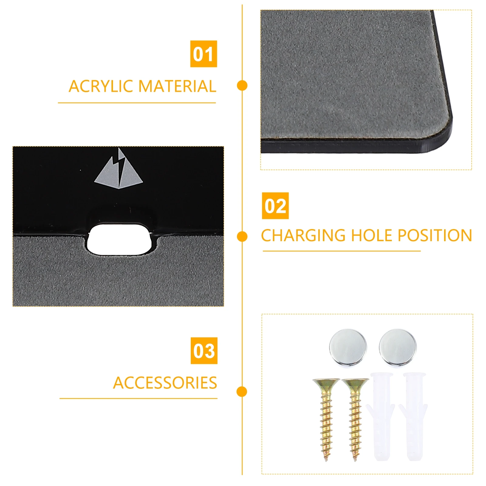 

High-Quality Wall Mount Speaker Storage Bracket Multi-Purpose Floating Shelf Sundries Organizer Home Decor