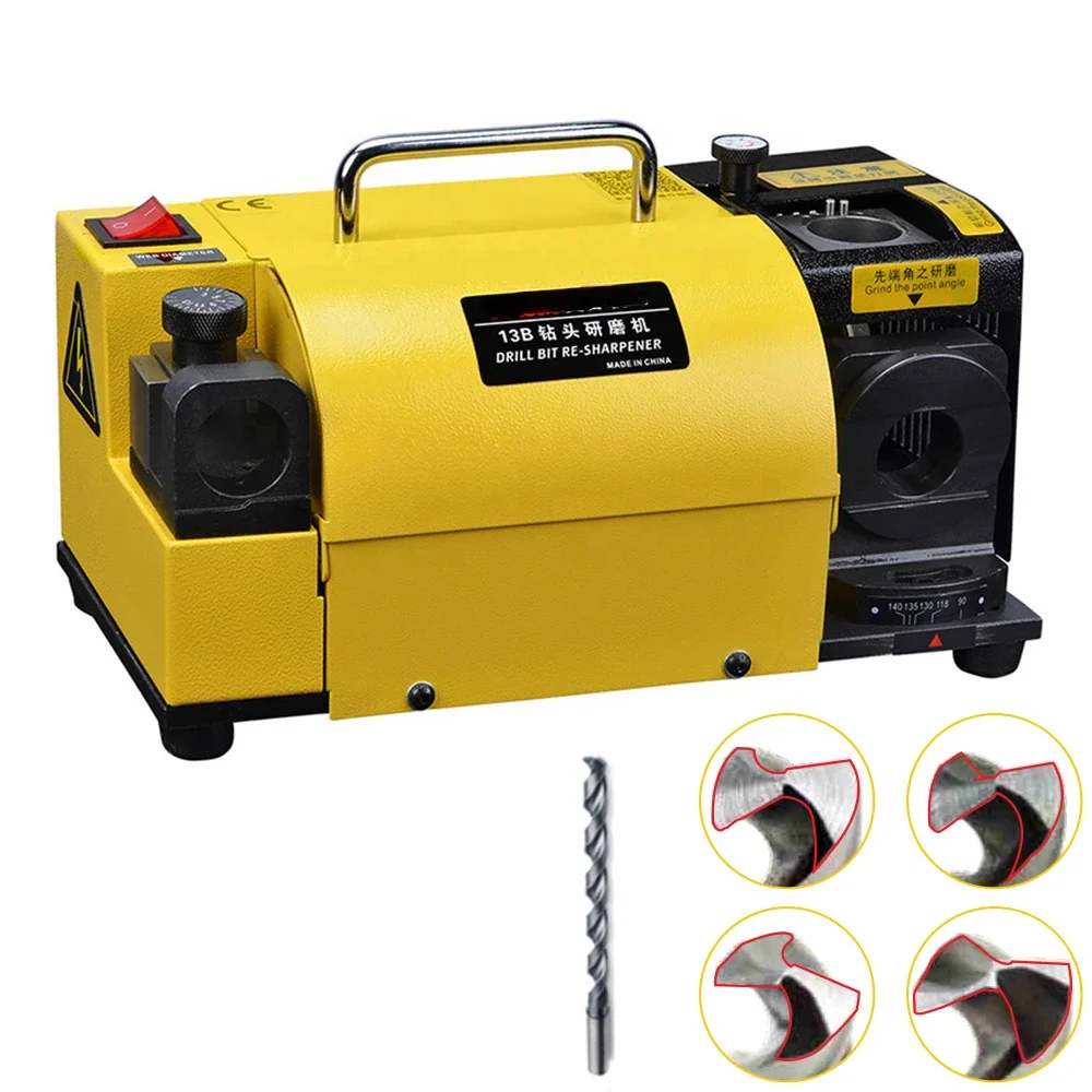 MR-13B Portable drill bit grinder drill sharpener grinding machine grinding range 3-13mm carbide tool