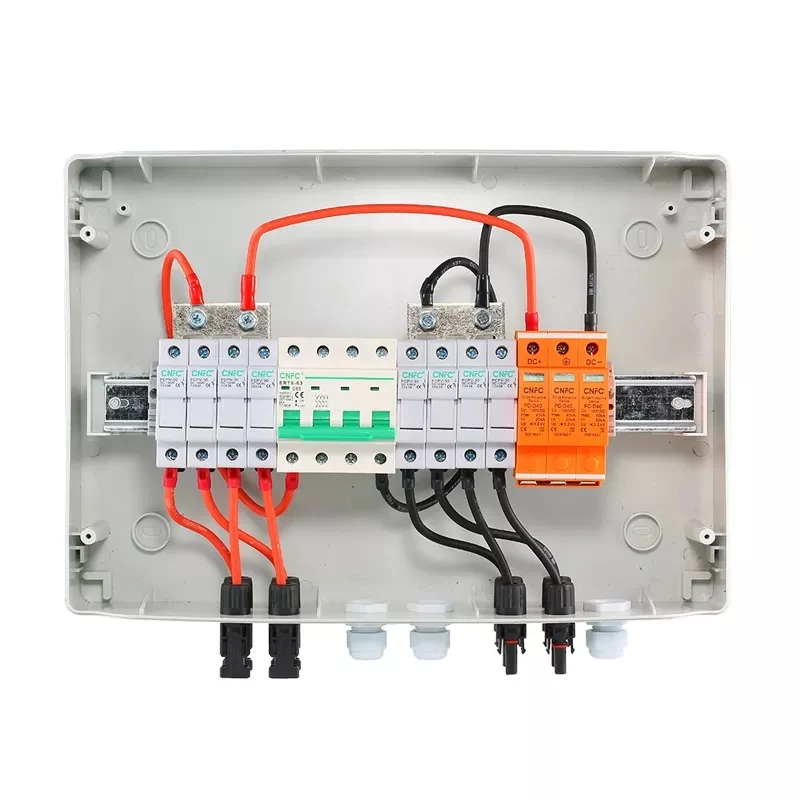 2025 Hot Sale Saipwell Photovoltaic Array DC Solar Combiner Box | IP65 | 4-25 String Solar Array PV Combiner Box