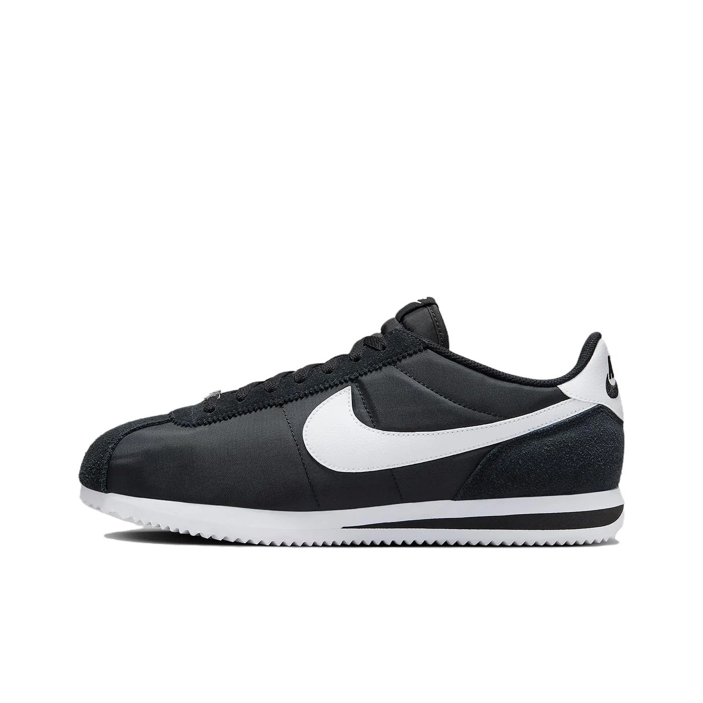 POIZON Nike Cortez Tênis Preto e Branco