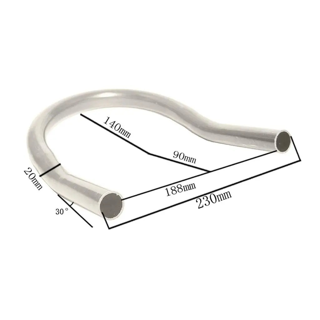 Upswept Rear Seat Loop Frame Hoop End Cafe Racer 230mm Large