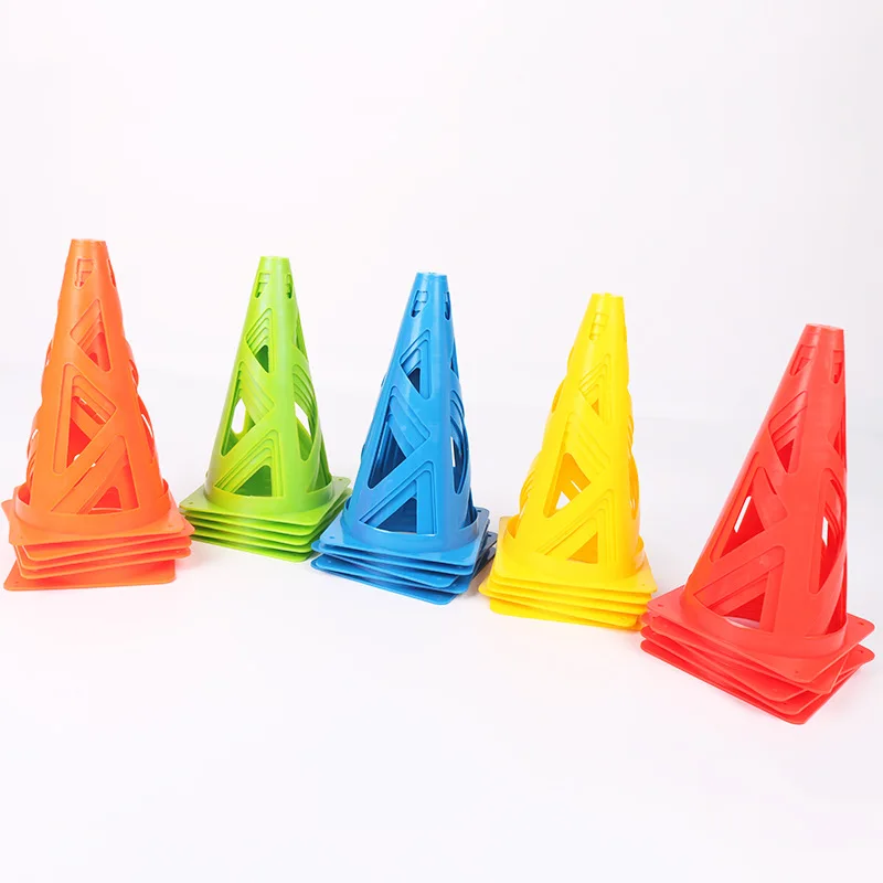 5Pcs23cm Soccer Training Cone Basketball Cone Marker Anti-cracking Sports Marker Agility Training Football Training Sign Bucket