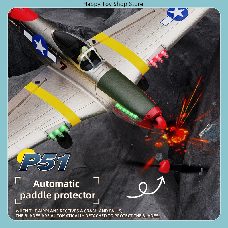Rc Wing Glider - BM26 4CH P-51 Mustang RC Fighter