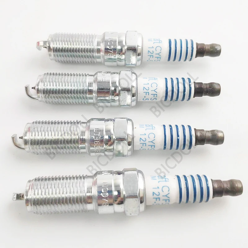 4/6 Pcs Iridium Spark Plug SP-520 CYFS-12F-5 For Ford CONTOUR EDGE EXPLORER F-150 FLEX MUSTANG TAURUS Mazda 6 CX-9 Lincoln MKS