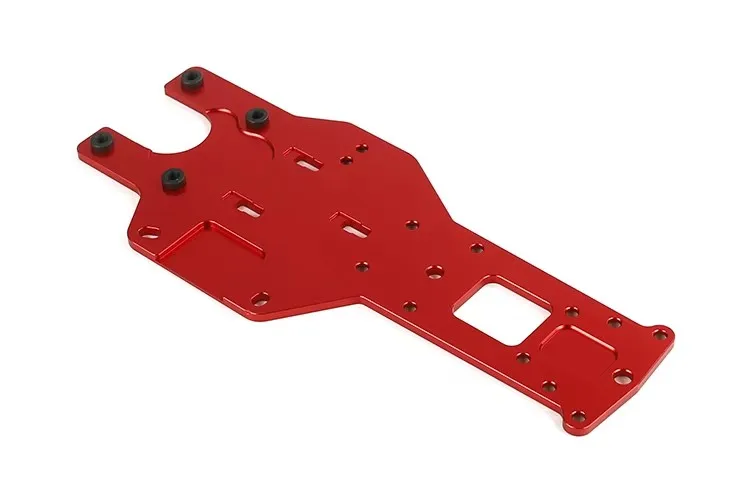 Piastra inferiore posteriore del telaio ispessito con lavorazione CNC per 1/5 ROFUN BAJA 5B 5T 5SC