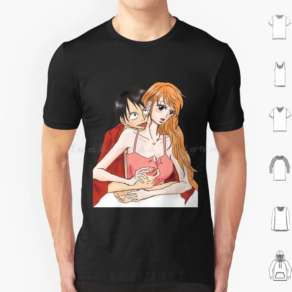 Anime Babe T Shirt 6Xl Cotton Cool Tee Sexy Hentai Ecchi Echi Erotic Lewd Tits Titties Hot Chick Woman Girl Boobs Nipples Oppai