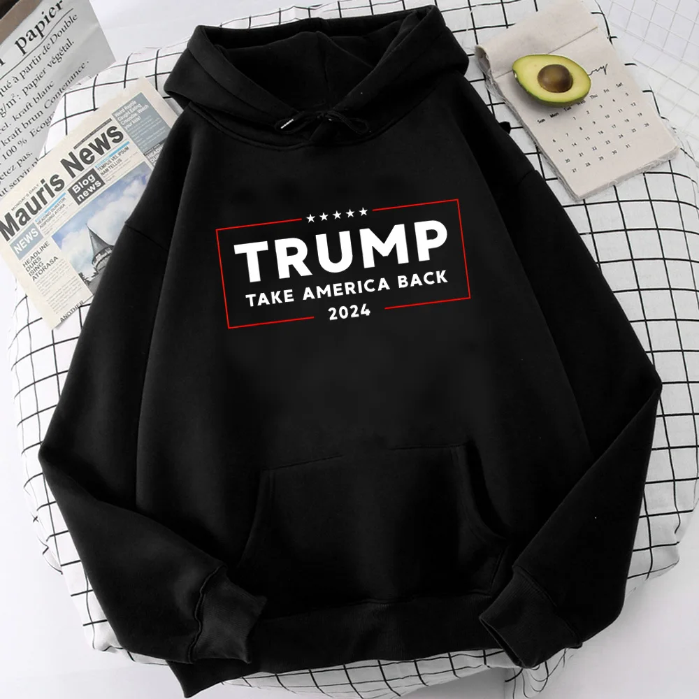 Sweat à capuche Make America Great Again pour femme, pull anime drôle, design imprimé, confortable, américains, Kawaii, Harajuku