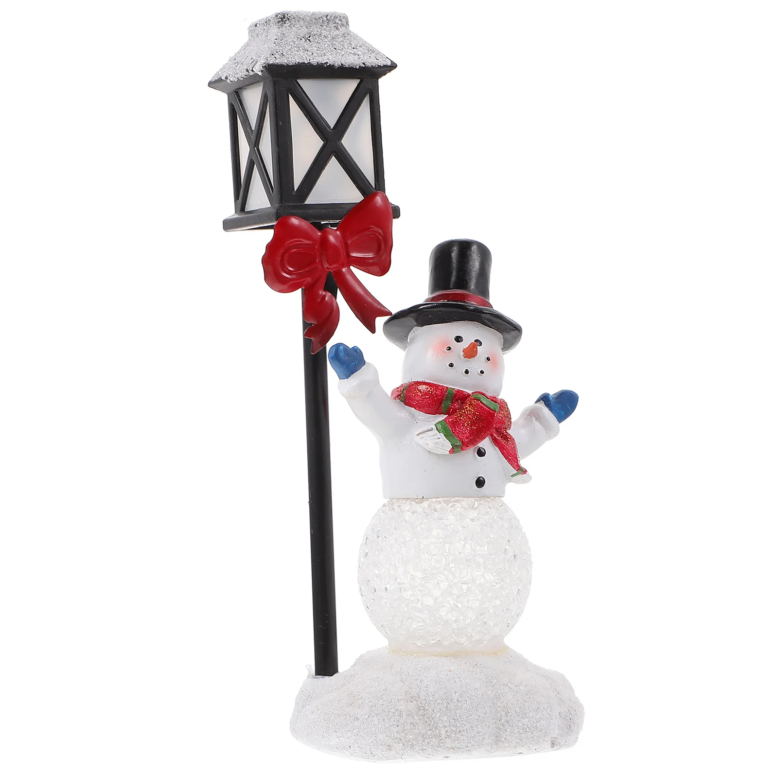 Luce notturna unica con pupazzo di neve di Natale, design raffinato, senza sbavature, superficie liscia, aspetto strutturato, luce natalizia per la casa, regalo per Natale