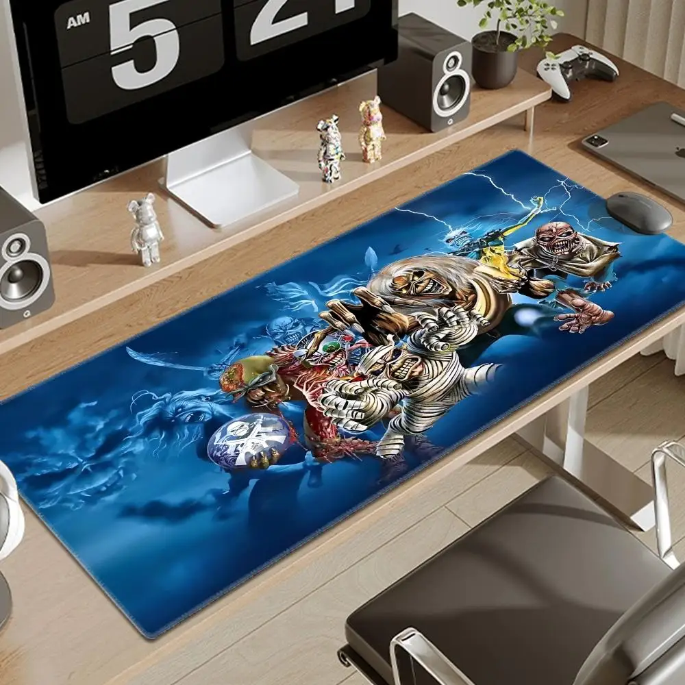 Cool I-I-Iron M-Maiden Mousepad Large Gaming Mouse Pad LockEdge Thickened Computer Keyboard Table Desk Mat