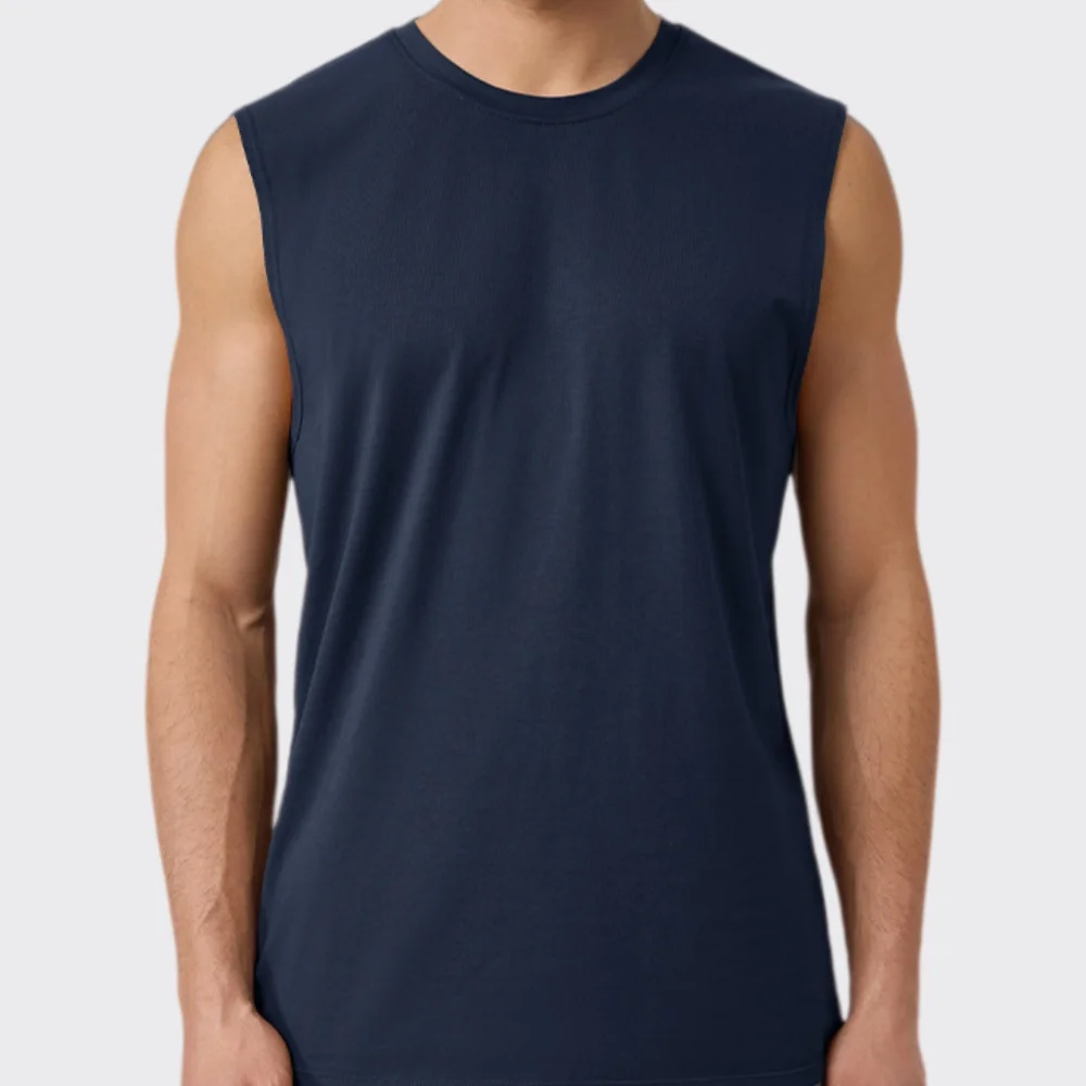 Man Summer Bodybuilding Fitness Vest Gym Workout Fitness Sleeveless Shirt Men Breathable Running Training Tank Tops Gym Clothes