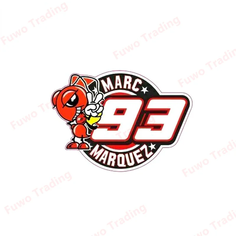 Marquez Marc 93 PVC adesivos, adequado para capacetes, corpo do carro, motocicleta, off-road, pára-choques, bicicleta, laptops, alta qualidade