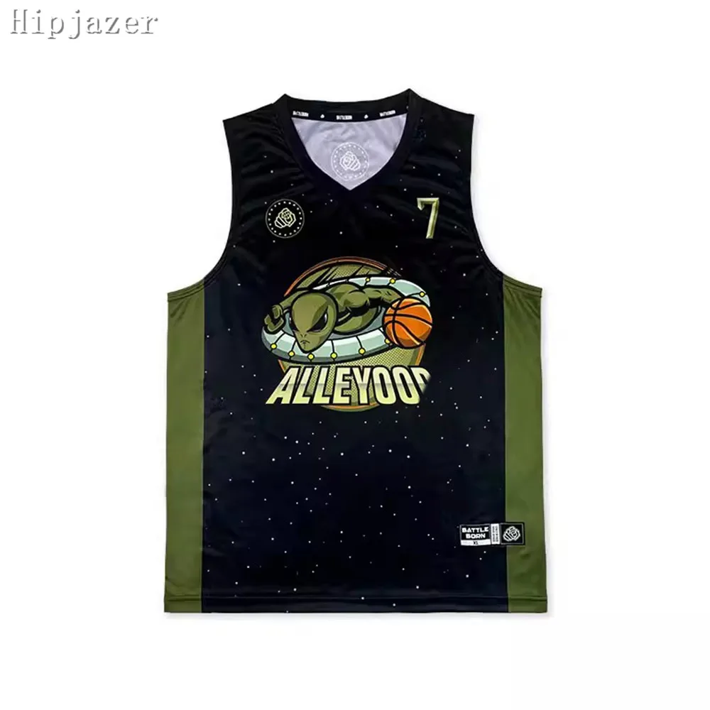 

Streetball Cosplay CHINA style 72#CHITIAN Basketball Jersey Cartoon Shirts Bone Collectior Tanks Print Batter Born