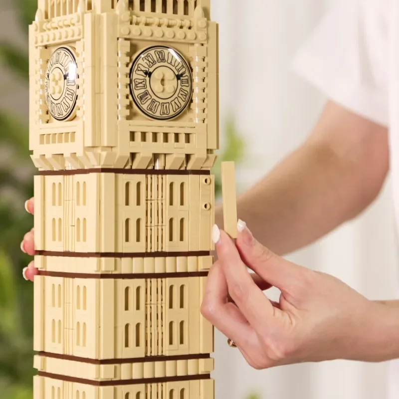 WANGGE City Series London Big Ben Elizabeth Tower Architectural Model Building Block Toy Children MOC 3D Puzzle DIY Gift