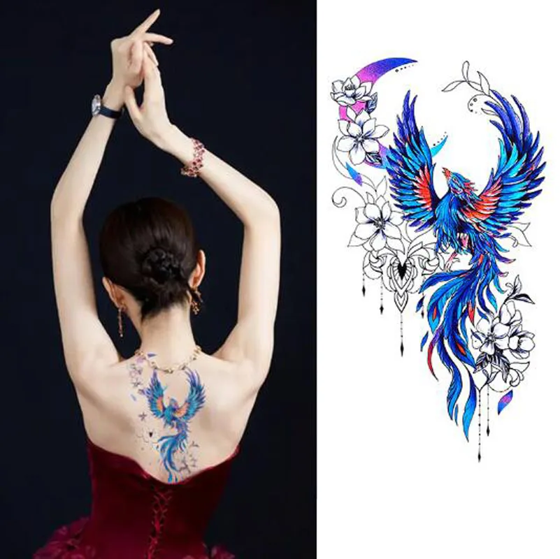 

Татуировки Наклейки Бабочка Цветок Животное Длительное Переноса Воды Татуировки Наклейки Поддельные Татуировки Искусство Боди-Арт Назад Рука Нога Татуировки