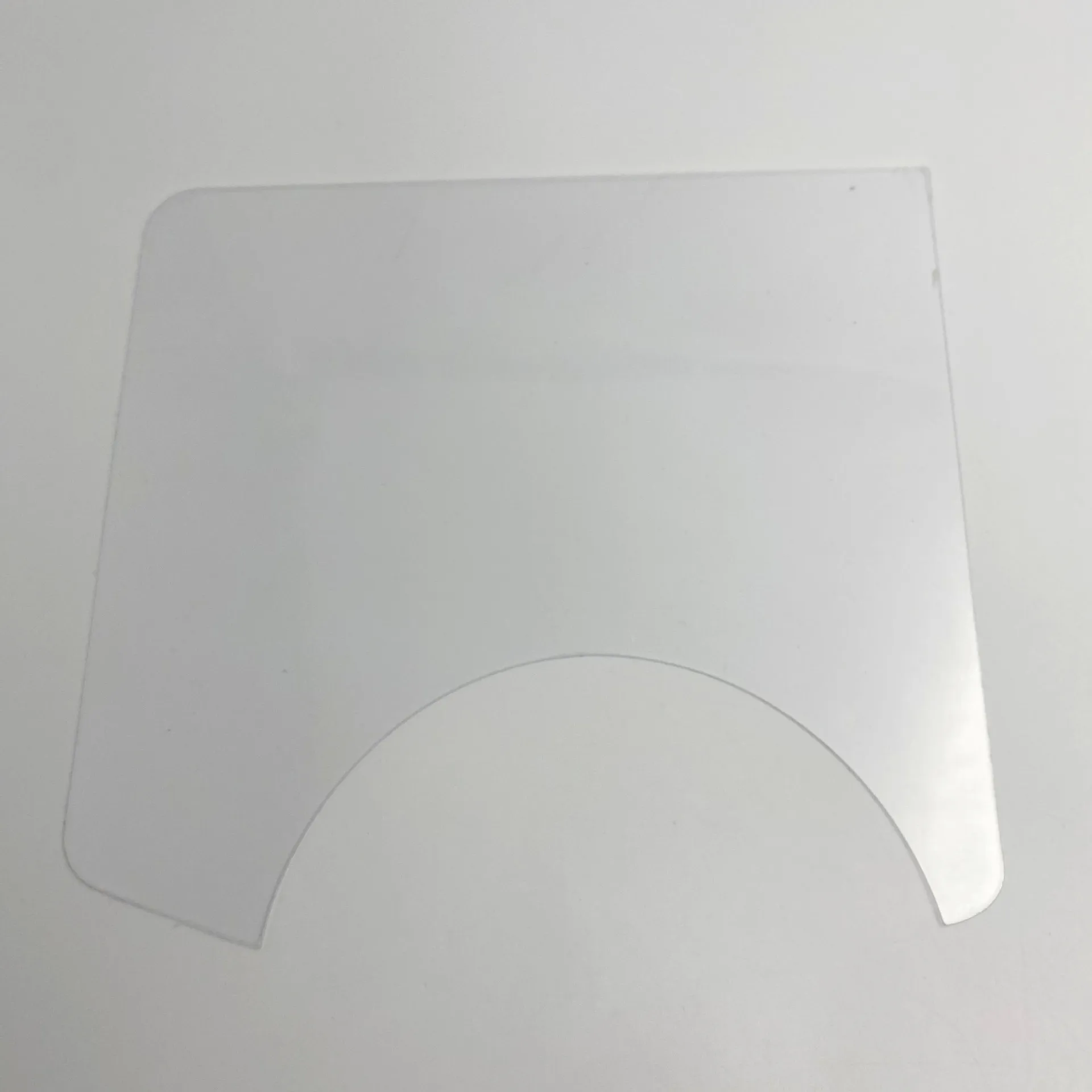 クラシックアコースティックギター用クリアpvcピックガード、大きなカットアウト、粘着式傷防止装飾パネル