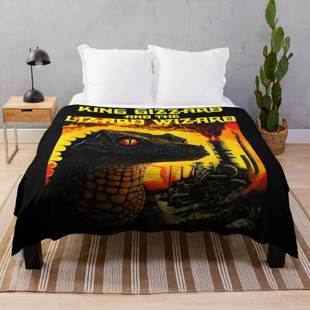 

003 The Most Popular Of King Gizzard The Lizard Wizard Throw Blanket Soft Warm Blanket Gift for Men Women Adults