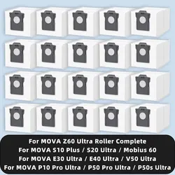 Dust Bag Compatible For MOVA E30 E40 P50s S20 V50 Ultra / P10 P50 Pro Ultra / Mobius 60 / S10 Plus / Z60 Ultra Roller Complete