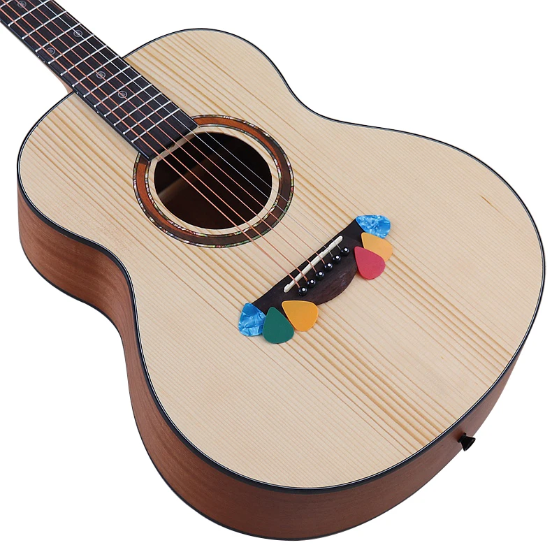 36 Inch Acoustic Guitars 6 Strings Guitar Folk Guitar Wood Guitar Matte Finish Solid Spruce Wood Top