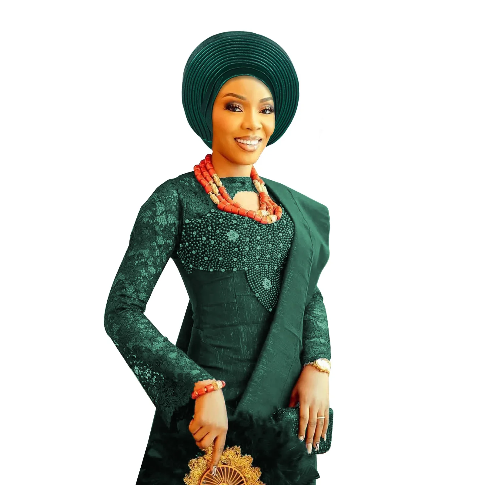 

уже африканский головной убор Auto Gele Aso Oke, женские повязки на голову, тюрбан, мусульманский хиджаб, капот, головной платок, нигерийский головной убор для свадебной вечеринки