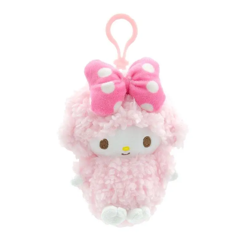 Sanrio Kawaii My Sweet เปียโนพวงกุญแจการ์ตูนของเล่นตุ๊กตากระเป๋าเป้สะพายหลังจี้ตุ๊กตาน่ารักตุ๊กตาเหรียญกระเป๋าสตางค์สาวของขวัญวันเกิด
