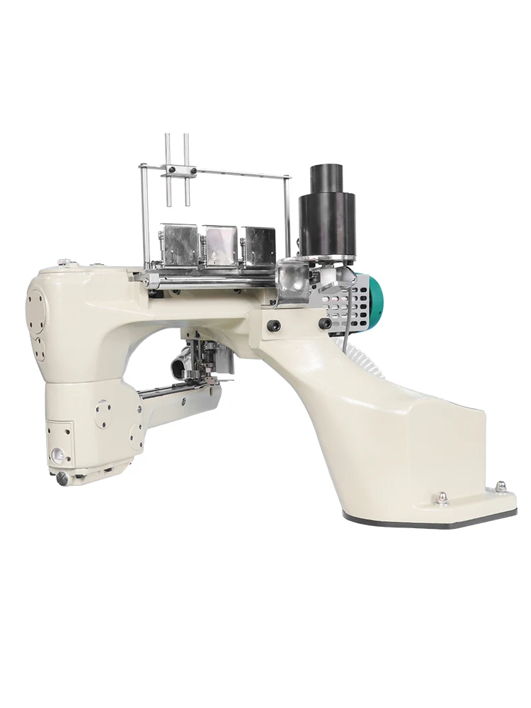 Crank arm direct drive four needle six thread splicing machine tension sewing machine lockstitch sewing machine