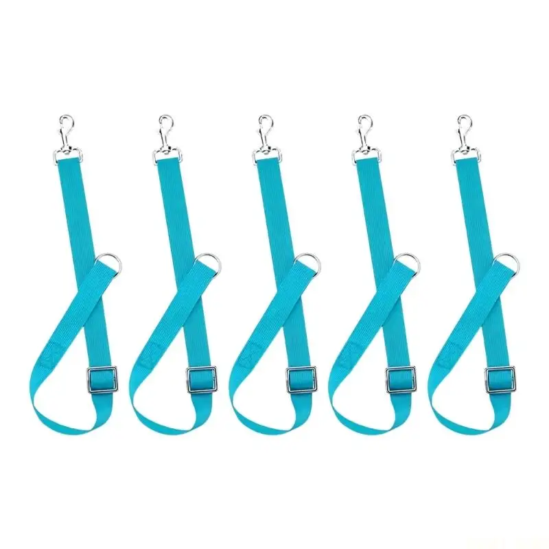 U2JB 5Pcs Adjustable Horse Stall Bucket Strap Nylon Bucket Holder For Horse Care