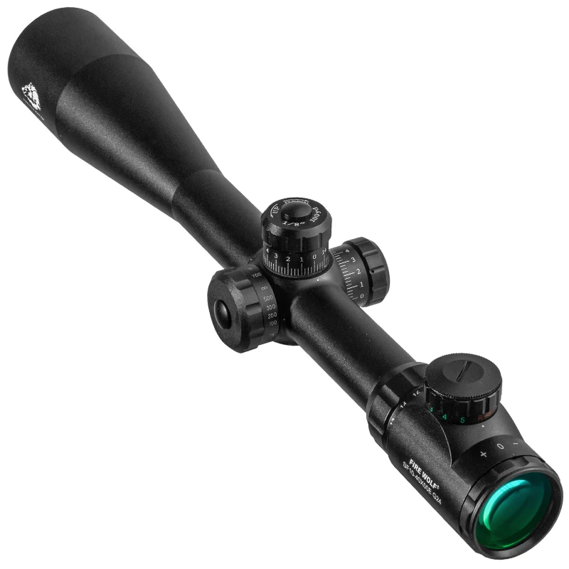 10-40x50 Long Range Riflescope Side Wheel Parallax Optic Sight Rifle Scope Hunting Scopes Sniper Luneta Para Rifle image 3