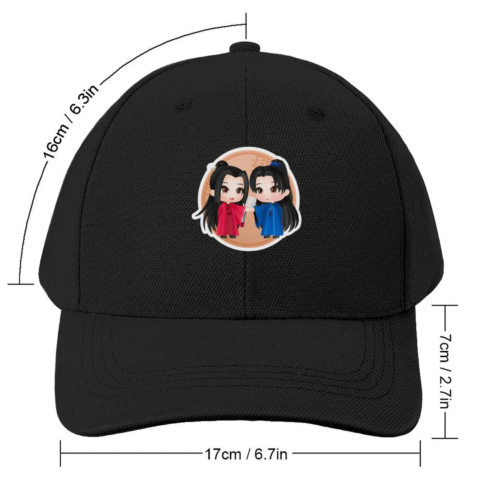 Word of Honor Baseball Cap party Hat Cosplay black Caps For Women Men's