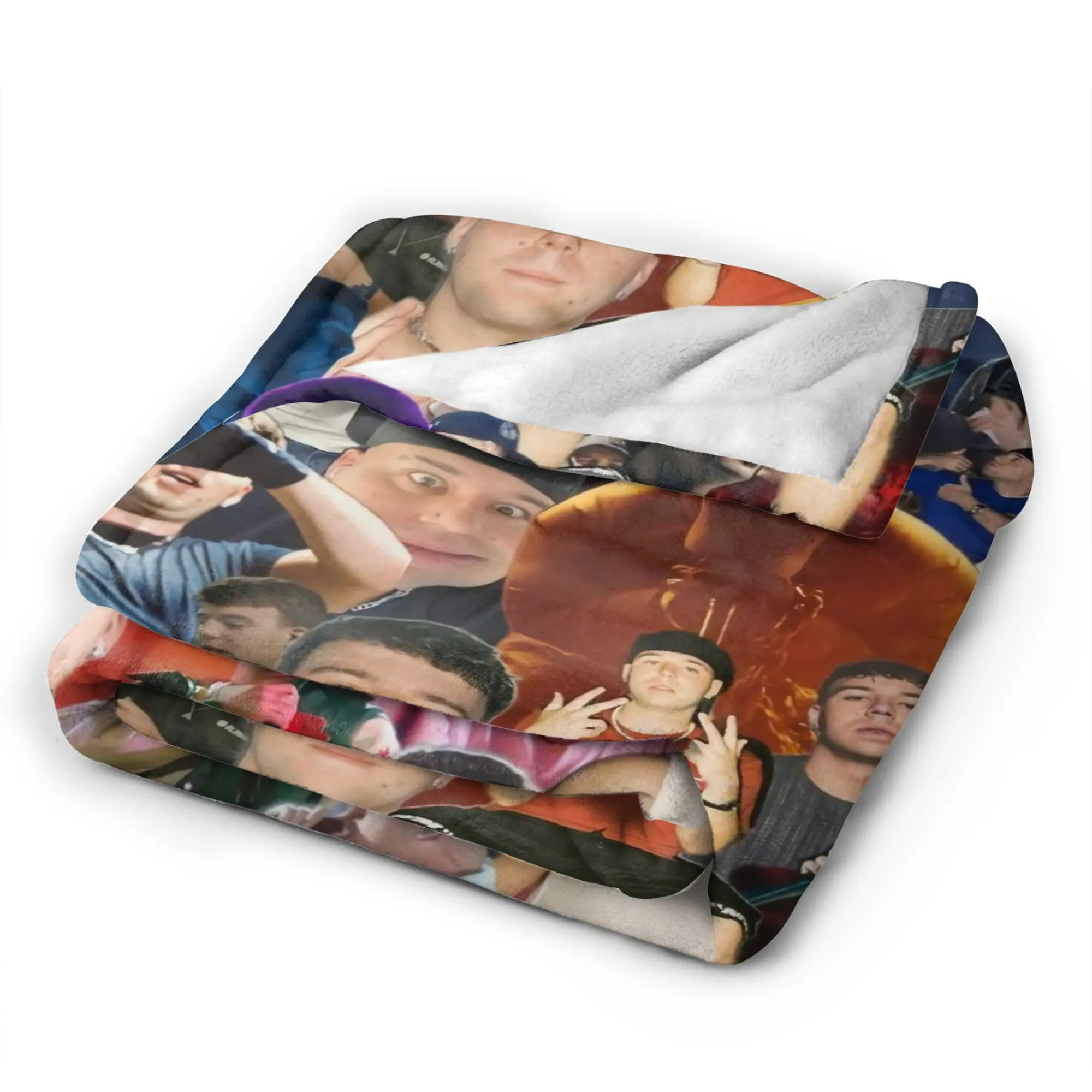 Rapper Quevedo Graphic Warm Blanket  Picnic Plush Bedding Throws Graphic Couch Chair Flannel Bedspread Sofa Bed Cover