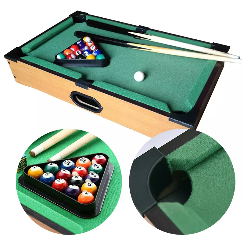 Tabletop Snooker Acessórios, Conjunto de jogos infantis portáteis, Mini mesa de bilhar, mesa de bilhar infantil para venda, atacado