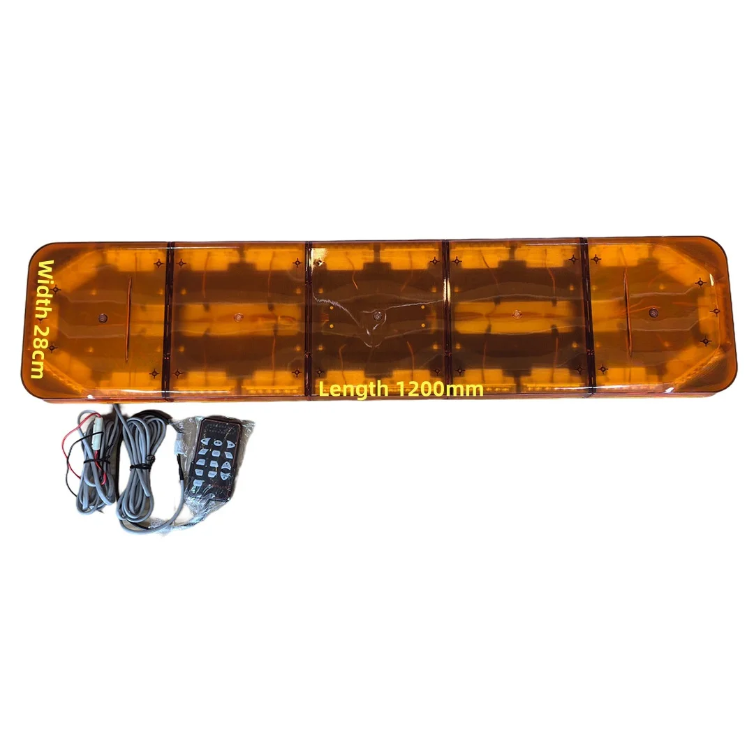 120cm LED Traffic Warning Lightbar Ambulance Car Fire Truck Emergency Vehicles LED Strobe Light With Controller,Waterproof
