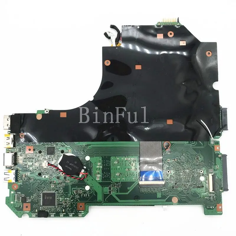 Laptop Motherboard para Asus, Mainboard, 100% completo testado, funcionando bem, K56CM REV.2.0, SR0N8, I5-3317U CPU, N13P-GLR-A1