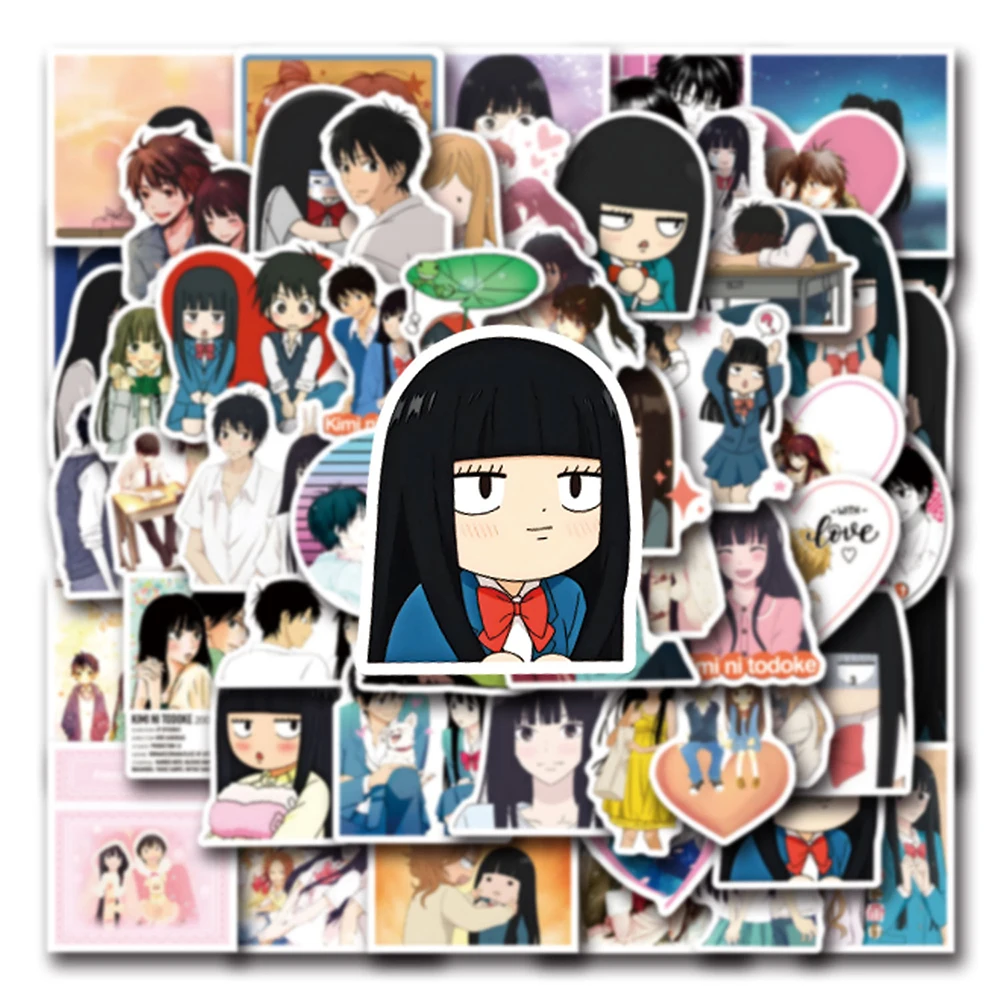 10/30/55pcs Kimi Ni Todoke Anime Sticker Kawaii Kuronuma Sawako Graffiti Decals DIY Laptop Journal Notebook Reward Cute Sticker