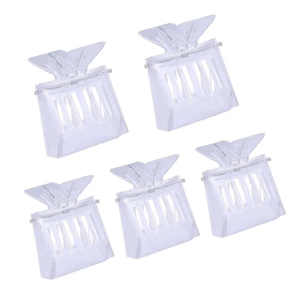10Pcs Bee Clip Catcher Plastic Beekeeping Clips Easy Use Beekeeper Tools for Frame Queen Capture Quick Catch