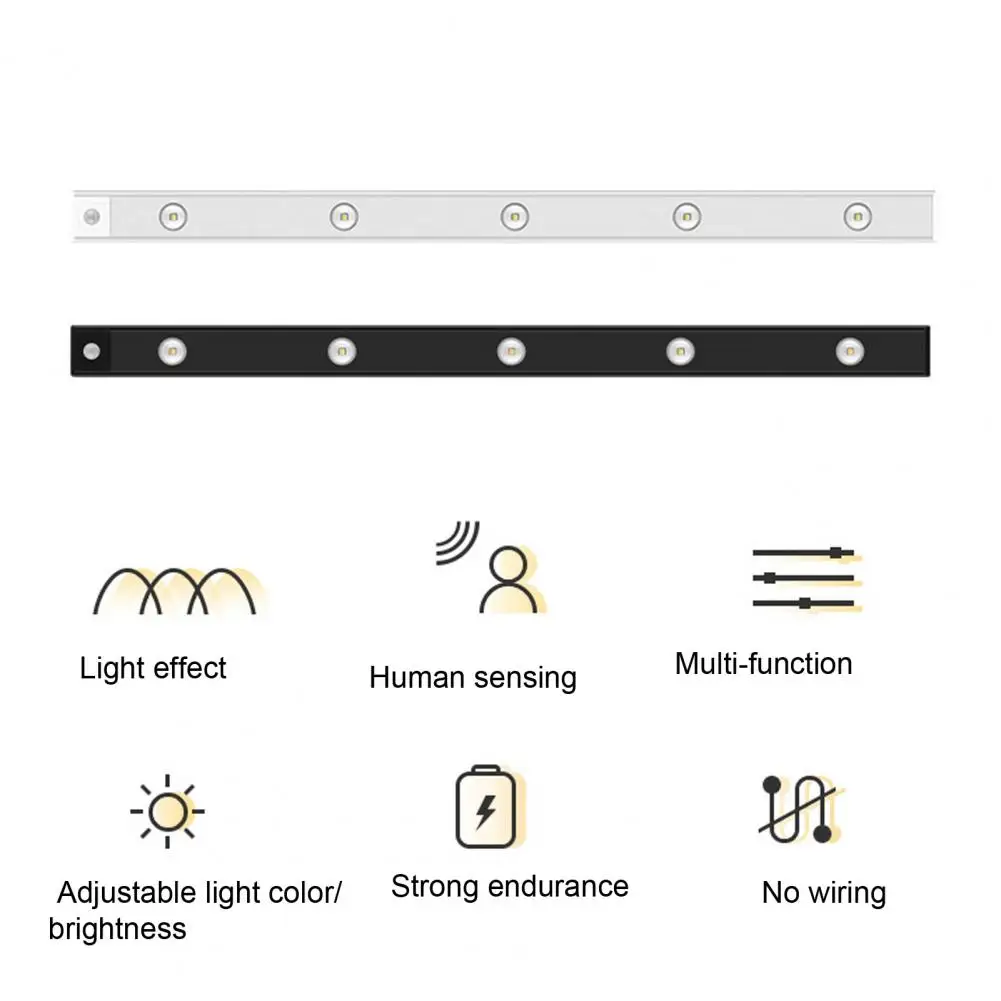 Convenient Simple Installation Always-on Mode Wireless LED Night Light Motion Sensor Lamp Bedroom Supplies