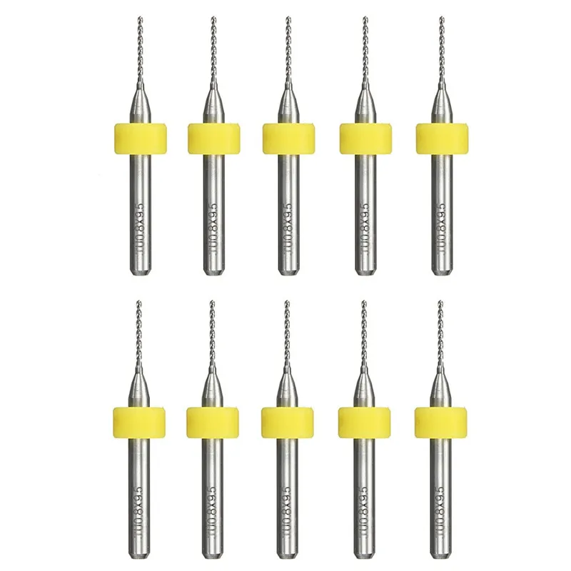 Broca de carboneto cimentado importado, broca de liga de aço tungstênio, PCB 0,2-6,5mm