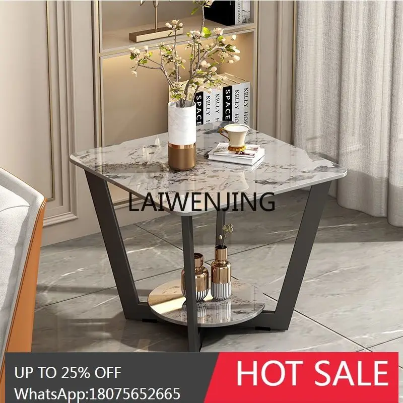 

simple Nordic sofa edge light luxury Italian modern round table