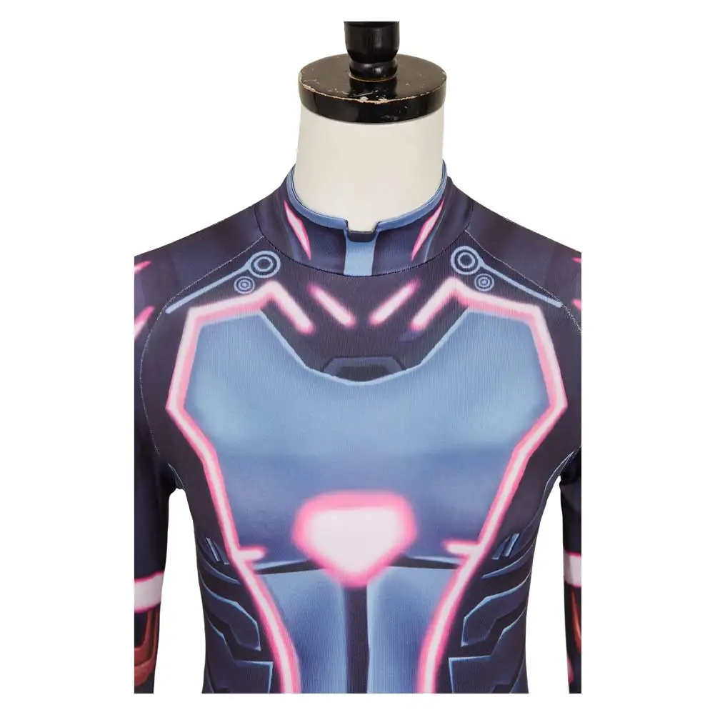 زي تنكري من سبليت جيم فكشن ميو للنساء البالغات، بدلة قفز، ملابس لعب الأدوار، بدلة كرنفال الهالوين