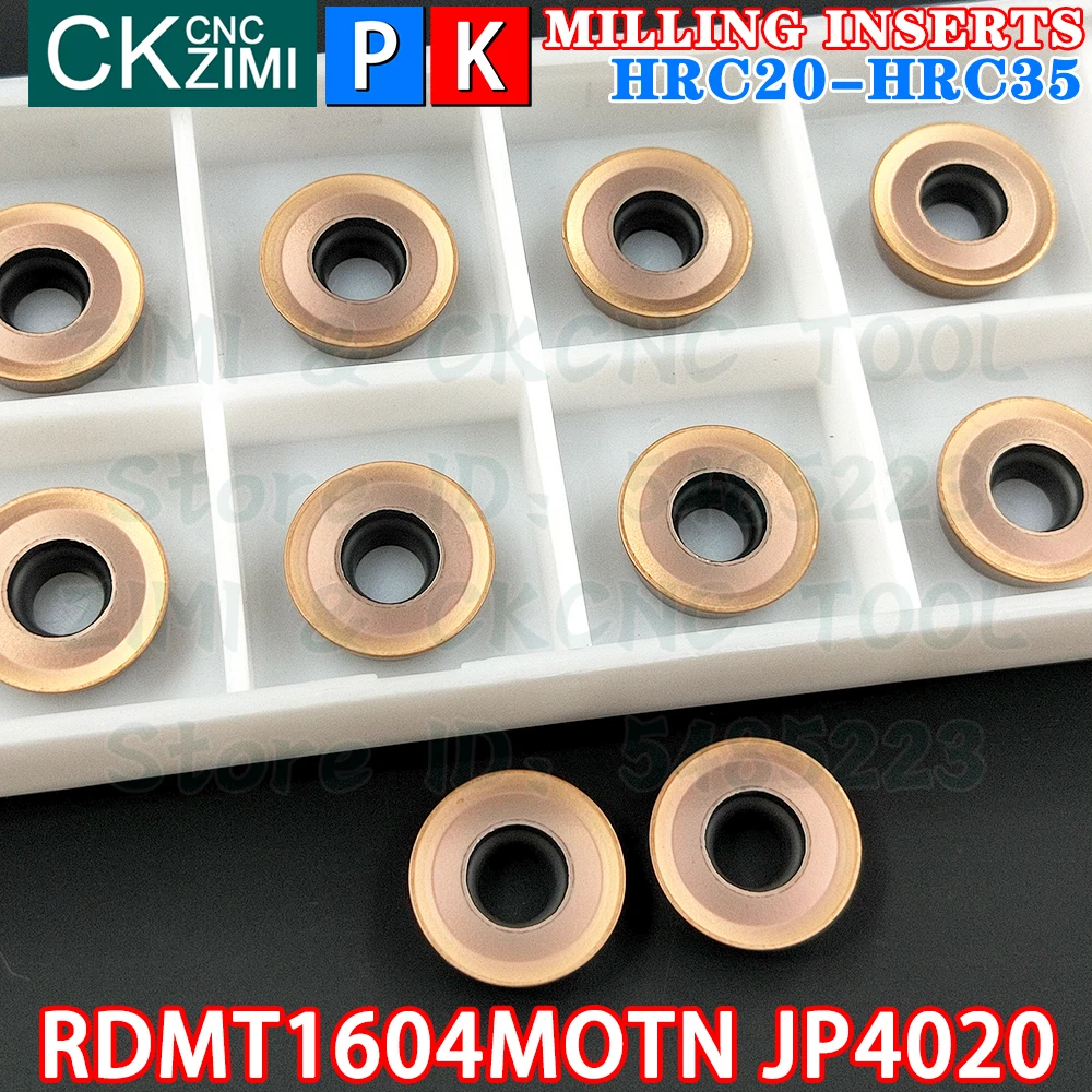 RDMT1604MOTN JP4020 RDMT 1604 MOTN JP4020 คาร์ไบด์เครื่องกัด Indexable มิลลิ่ง CNC เครื่องมือสำหรับสแตนเลส