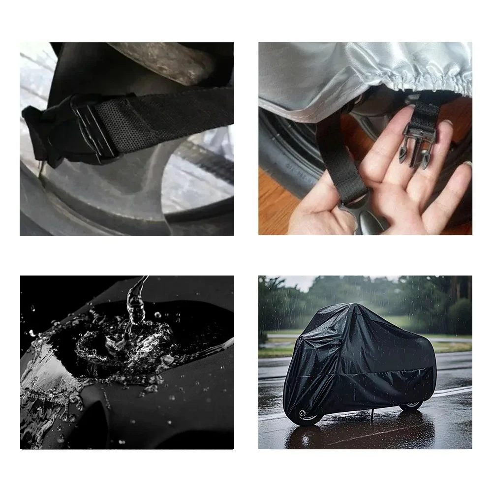 For BMW S1000rr S1000 S 1000 RR Universal Outdoor Motorcycle Cover Waterproof Rain Cover Parts Black New