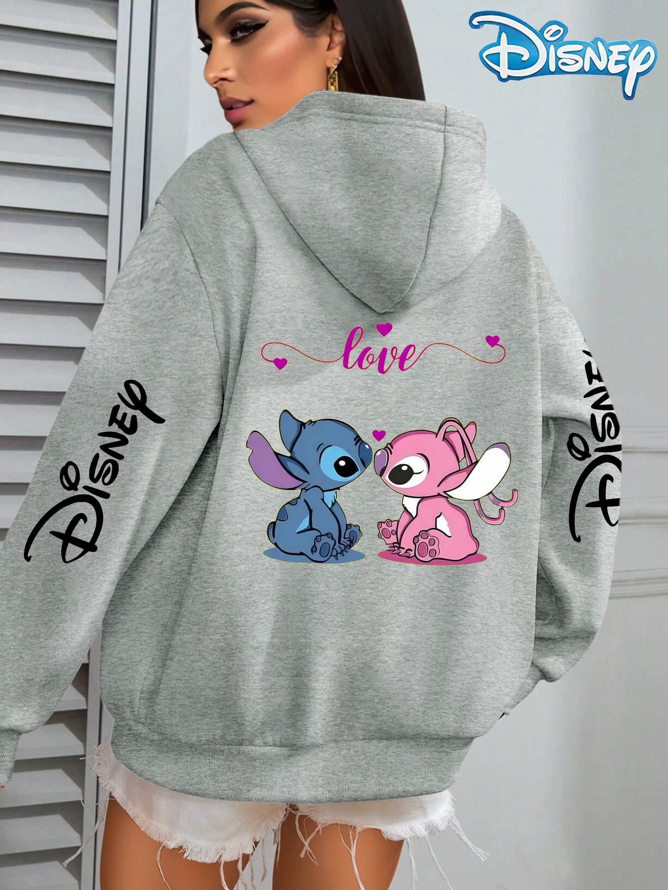 ديزني - ستيتش آند أنجل كيس - هوديي