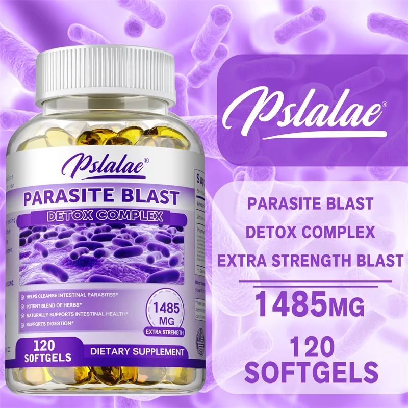

Parasite Blast Detox Complex - Detoxify & Support Intestinal Health, Eliminate Internal Parasites, Protect Immune Health