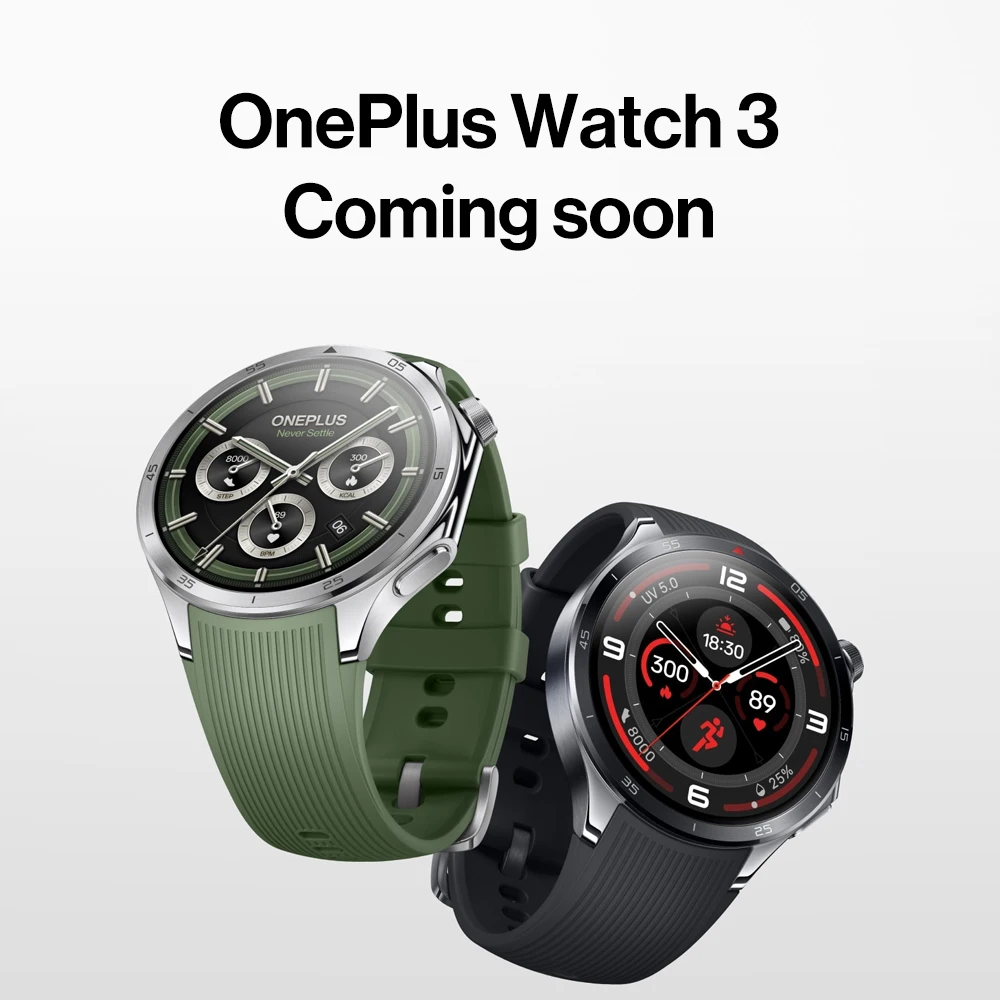 World Premiere OnePlus Watch 3 Global Version Smart Watch 1.50 inches AMOLED 32GB Snapdragon W5 Wear OS by Google