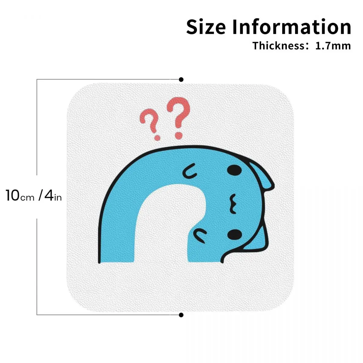 Comic Cat Bugcat Capoo Bug Cat Coasters Kitchen Placemats Insulation Cup Coffee Mats For Decor Home Tableware Pads Set of 4